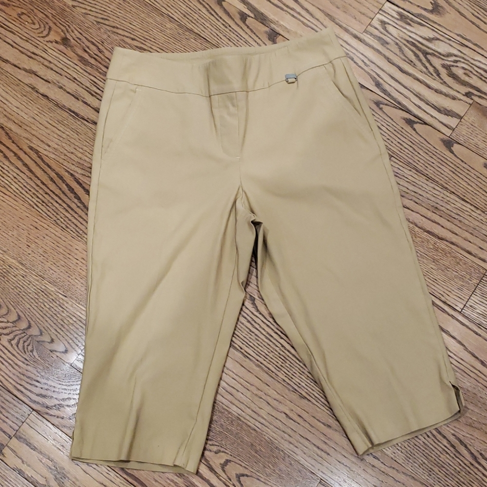 EP Pro Tan Bi-strech push pedal Golf Capris